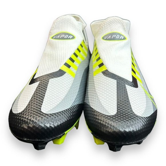 Nike DQ3670-071 Vapor Edge Pro 360 Football Cleats Volt Grey Black White Size 13 - Picture 2 of 8